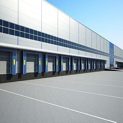 GB Standart Metal Depolama Tesisi Depo H şekilli kirişli prefabrik binalar Ana çerçeve dayanıklı