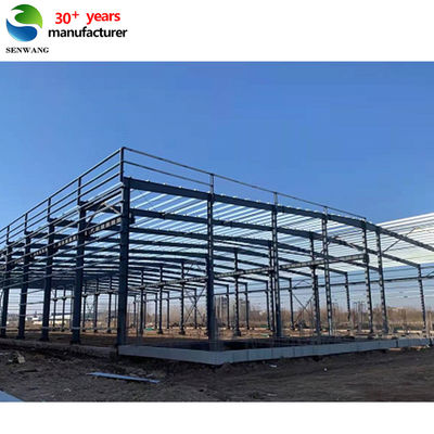 Özel Yapılandırılmış Çelik Yapı Atölyesi Galvanizli Çelik Yaprak Çatı Duvarı