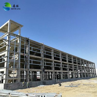 6004004200mm Endüstriyel üretim ve montaj hatları için tasarlanmış seçmeli aydınlatma sistemi de dahil olmak üzere çelik yapı atölyesi