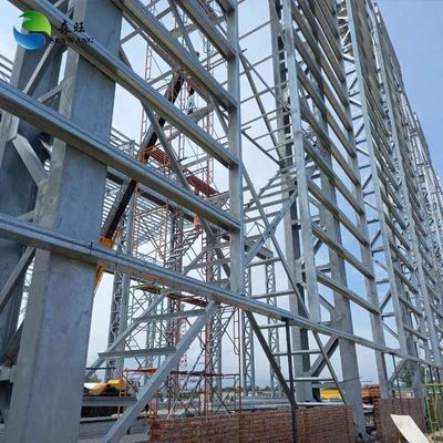 Prefab depo çelik yapı atölyesi binası kolay montaj / sökme