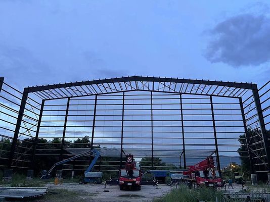 Uzun süreli metal depo inşaatı, Sandviç paneli prefabrik kendi kendine depolama binaları