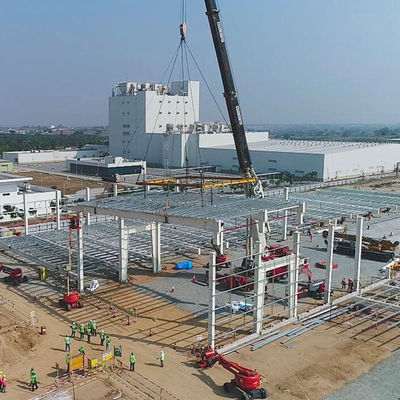 Galvanizli Çelik Yapı Metal Bina Fabrika Çadır Bahçe Prefabrik Çelik Çerçeve Binalar