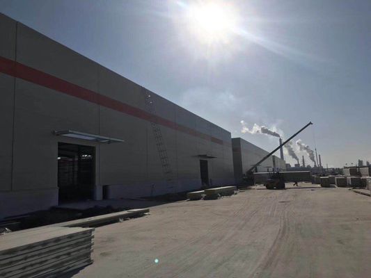 Sıcak Daldırma Galvanizli Çelik Yapı Depo, Sandviç Panel