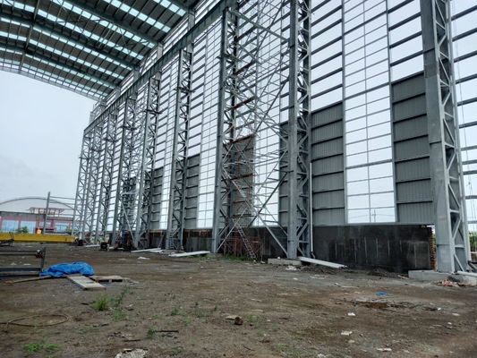 Q355 Ya da Q235 Çerçeve Depoları Prefabrik Metal Atölyeleri Fabrikası