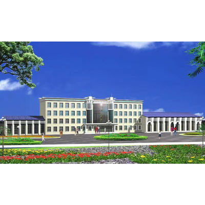 Depreme Dayanıklı 8. Derece ve Hafif Çelik Q355 Çerçeveli Yangına Dayanıklı Prefabrik Çelik Yapı Atölyesi