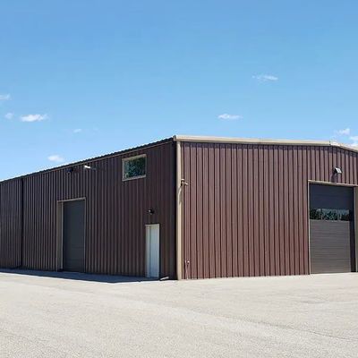 Çinli fabrika tasarımı metal çerçeve çelik yapı inşaat prefab çelik atölyesi / deposu yukarıdan vinç ile