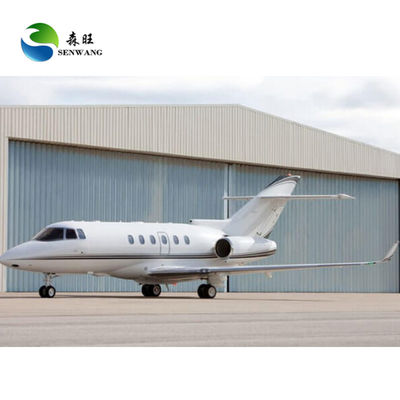 Oluklu Çelik Çatı Kaplamalı ve Uçak Park Yapısı için Özel Tasarımlı Prefabrik Uçak Hangarı