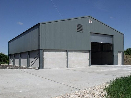 Customized Windproof Steel Structure Warehouse with Galvanized or Painted Metal Frame (Galvanize veya Boyalı Metal Çerçeve ile Özel Rüzgar geçirmez Çelik Yapı Depo)
