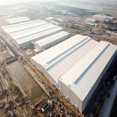 Büyük Aralıklı Çelik Yapı Depo Atölyesi Hazırlatılmış Mühendislik Yapısı