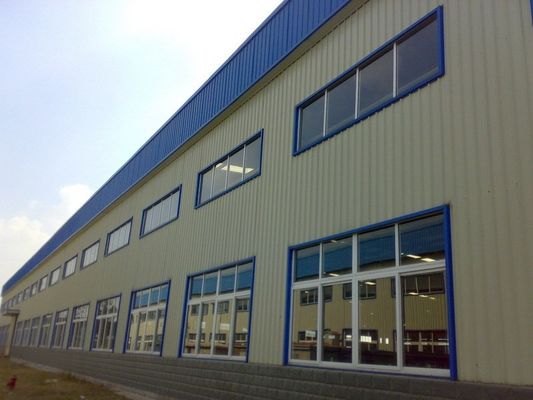 Endüstriyel depolar için özel galvanizli çelik yapı binası