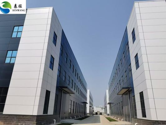 Modüler Hafif Çelik Çerçeve İnşaat Verimli Depolama Endüstriyel Uzay Çözümleri