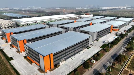 Sıcak Dip Galvanizing Kaplı Çelik Mühendislik Bina Çeşitli Özelleştirilebilir İnşaat