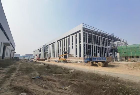 H çelik çerçeve ve ZC Purlin ile çelik yapı depo