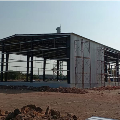 Bolt / Weld Connect Taşınabilir Modüler Metal Kaplama Çelik Yapı Atölyesi AISC / EN / JIS / GB Tasarım Standartı ile Bina