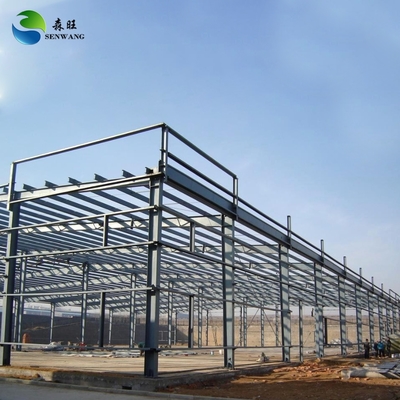 H Çelik Prefab Warehouse Atölyesi Geniş Geniş Portal Çerçeve Yapısı