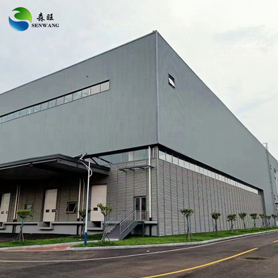 Q235/Q355 çelik çerçeve ile prefab çelik yapı depo