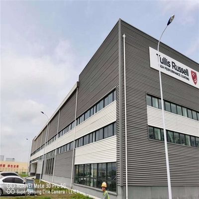 Deprem Direnci 9 Nokta Hafif Çelik Q355 Kısa inşaat süresi ile ana çerçeve yapısı atölyesi