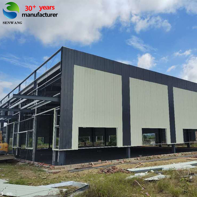 H Çerçeve Q235/Q355 Çelikli Prefabrik Çelik Depo