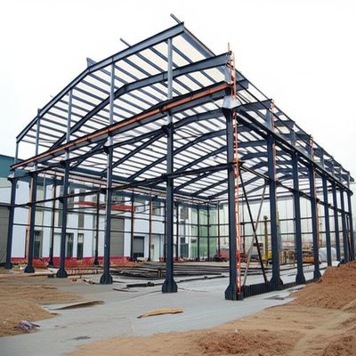 Avrupa S235 & S355 ile Sıcak Haddelenmiş Çelik Yapı Deposu ve Özelleştirme için Güçlü Hava Direnci