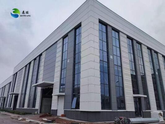 Özel Boyutlu H Bölümlü Çelik Depo, Yüksek Hava Direnci ve Endüstriyel Depolama için Q235 Q345 Çelik