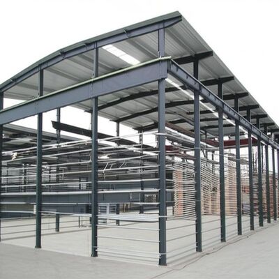 Kısa İnşaat Süresi İçin Hafif Çelik Q355 Ana Çerçeveli Sismik 9 Puan Çelik Yapı Atölyesi