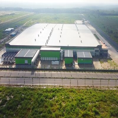 Q235B ve Q355B çelik yapısı ile bultlu bağlantılı hafif çelik yapı depo