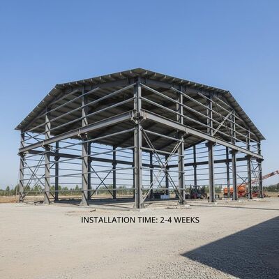 SA 2.5 50 yıllık hizmet ömrü ve korozyona dirençli, patlama seviyesinde çelik yapı depo