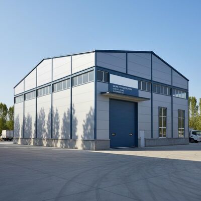 Hot Rolled Welded H Section Steel Column Steel Structure Warehouse Incorporating Welded Connection Type and Galvanize Or Painted Surface for Industrial