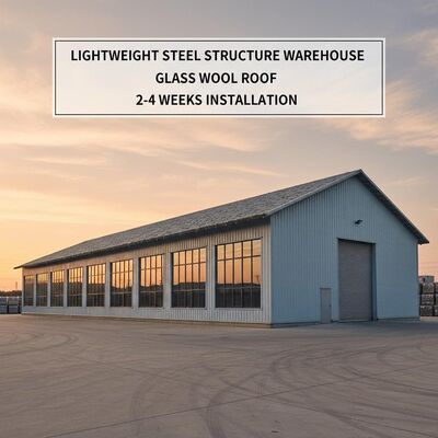 Rüzgar Yükü 0,35 kN/m² Depreme Dayanıklılık Sınıf 8 Özelleştirilmiş CAD Tasarımlı Galvanizli Çelik Yapı Deposu