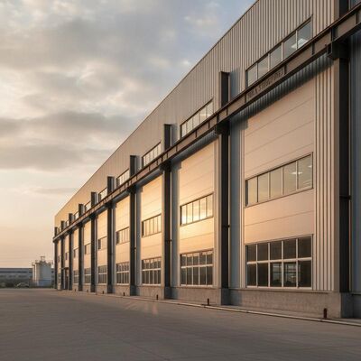 Tekla Yapılar Çelik Yapı Depo Q355B Düşük Karbonlu Çelik Alüminyum Alaşım Pencere ve Endüstriyel için Uzun Yorgunluk Süresi